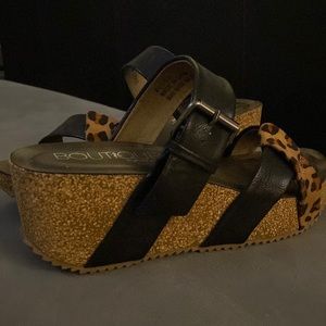 Animal print wedges Boutique by Corky